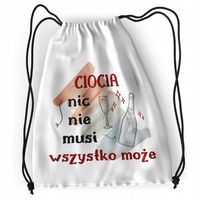 Plecak Dla Bratanka Cioci Szkolny Worek Torba Z Nadrukiem Ze Zdjęciem