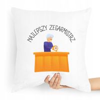 Poduszka Dla Zegarmistrza Najlepszy Zegarmistrz Z Nadrukiem Ze Zdjęciem