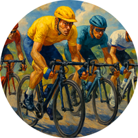 Opłatek na tort Kolarz Kolarzówka Kolarze Wyścig Peleton