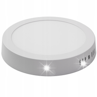 10x Panel Plafon Sufitowy Natynkowy Okrągły 12W LED 1320lm Neutralna CCD
