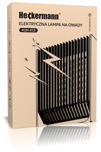 Lampa Owadobójcza Uv Heckermann Xqn-818 zdjęcie 12