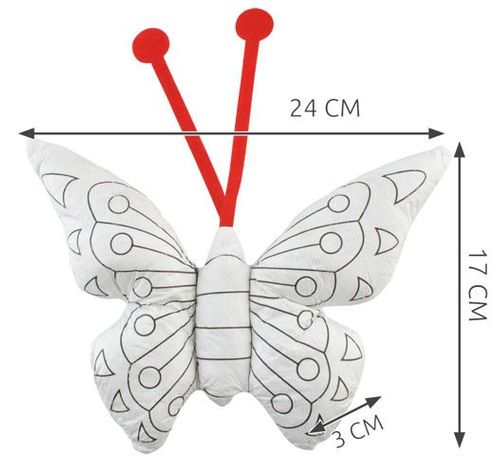 Maskotka do malowania - motylek na Arena.pl