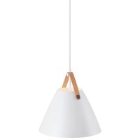 Minimalistyczna lampa wisząca Strap 84333001 Nordlux biała