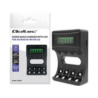 Ładowarka QOLTEC 50654 do akumulatorków Ni-Mh i Ni-Cd typu R03/AAA R6/AA