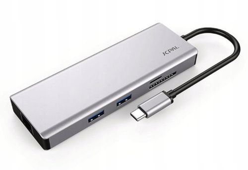 Adapter JCPAL LINX USB-C 9-PORT HUB 4K 60Hz Szary na Arena.pl
