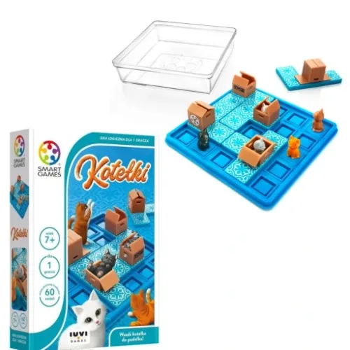 SMART GAMES KOTEŁKI (PL) GRA LOGICZNA DLA 1 GRACZA - IUVI GAMES na Arena.pl