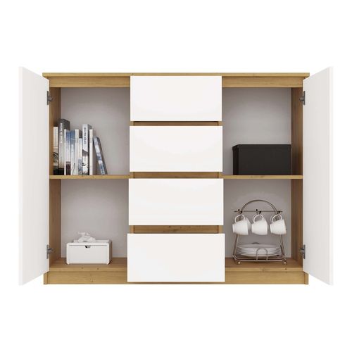 Komoda Malwa 2D4S 120 DĄB ARTISAN BIEL na Arena.pl
