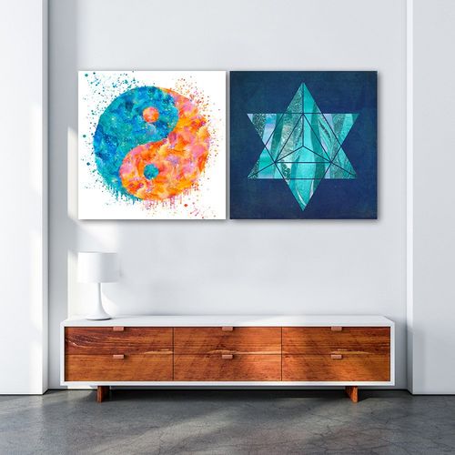 Deco Panel, Yin i Yang, abstrakcja 40x40 na Arena.pl