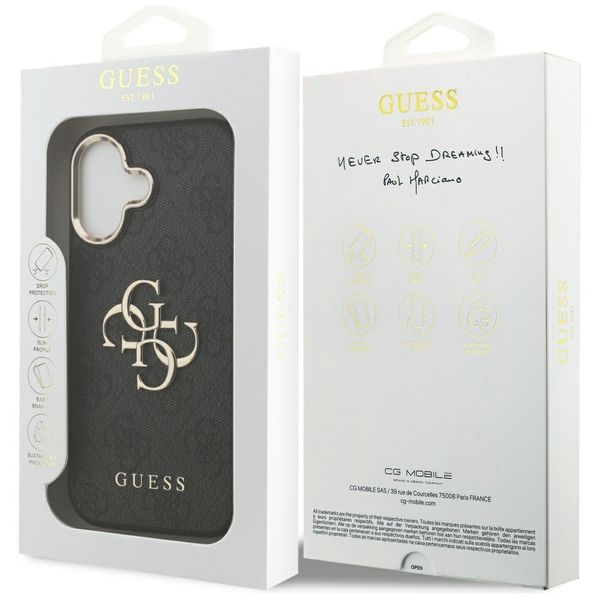 Etui Guess 4G Big Logo do iPhone 17 czarny zdjęcie 8