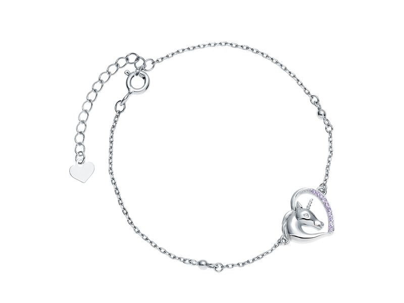 RODOWAN BRANSOLETA GWIAZD JEDNOROŻEC UNICORN SERCE zdjęcie 1