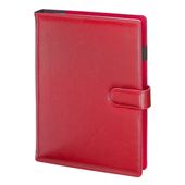 kalendarz książkowy dzienny a4 kolekcja 45b czerwony zapięcie na magne