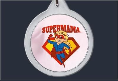 Brelok do kluczy Super Mama zdjęcie 1