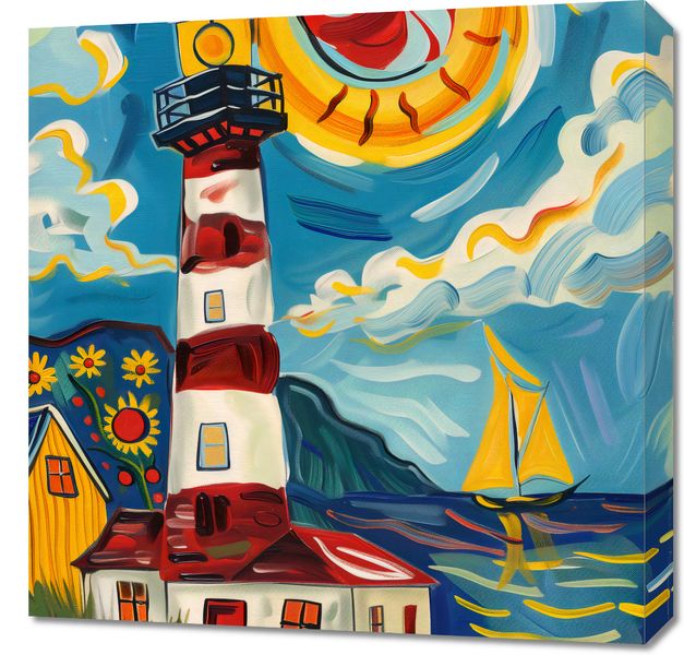 Obraz 60x60cm Żywa Przystań zdjęcie 1