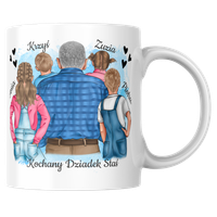 Prezent Dla Dziadka Kubek Z Wnukami Na Urodziny Imieniny Upominek