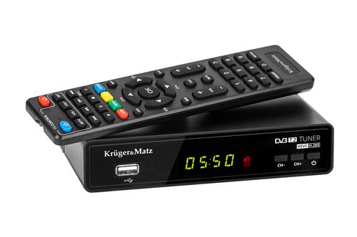 Tuner DVB-T2 KrugerMatz H.265 HEVC dekoder KM0550B na Arena.pl