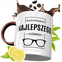 Kubek Bordowy Dla Córki Na Urodziny Prezent Z Nadrukiem Ze Zdjęciem