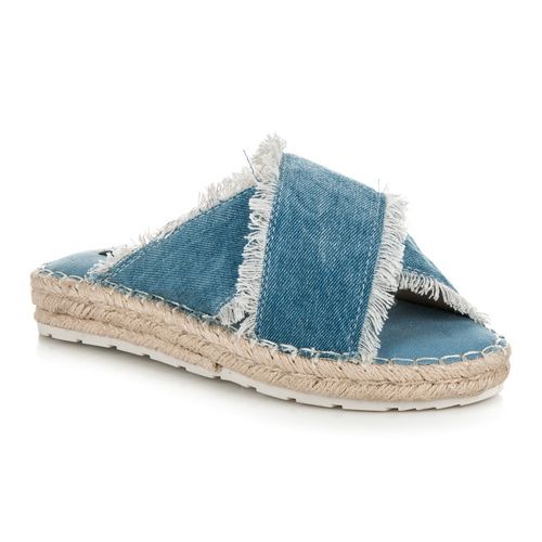 Jeansowe Klapki Espadryle r.40 na Arena.pl