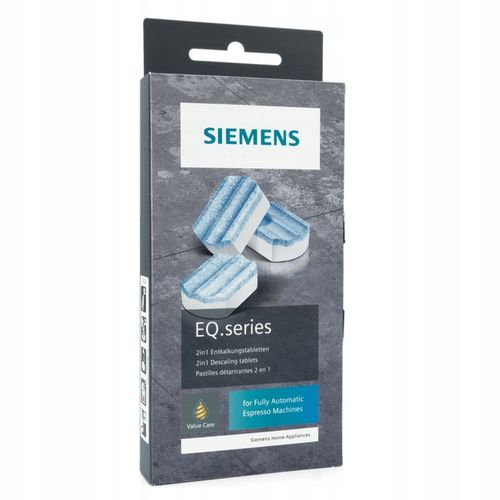 TABLETKI ODKAMIENIAJĄCE SIEMENS TZ80002 + 3 FILTRY + SZCZOTECZKA na Arena.pl