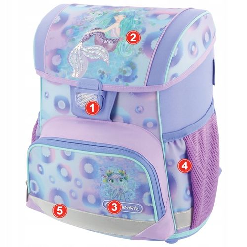 TORNISTER SZKOLNY HERLITZ LOOP PLUS MYSTIC MERMAID DLA DZIEWCZYNKI na Arena.pl