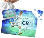 PUZZLE - Cristiano Ronaldo WZORY DLA MAŁEGO PIŁKARZA 110EL + WORECZEK