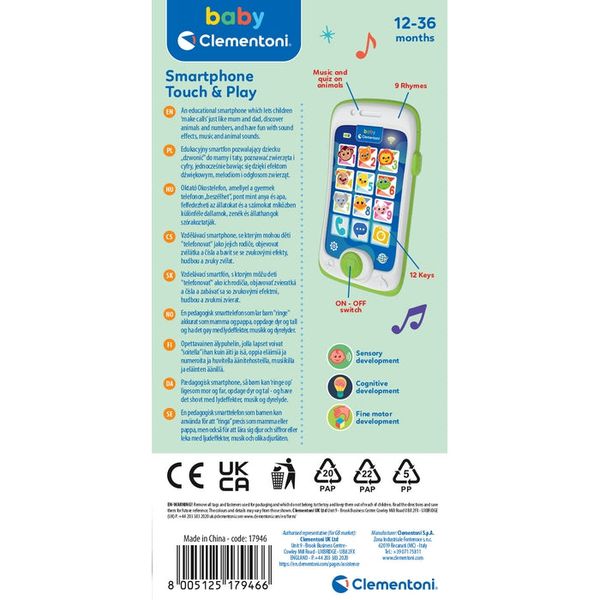 Smartfon dotykowy 200x100 mm Clementoni zdjęcie 5