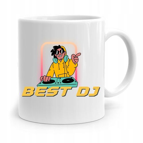 Dla Dja Muzyka Kubek Best Dj Prezent Z Nadrukiem Ze Zdjęciem na Arena.pl