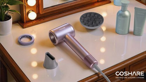 Mocna Suszarka do Włosów COSHARE EssenceRing SuperFlow1 PRO Jonizacja na Arena.pl