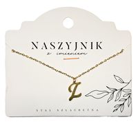 Naszyjnik z literą Z