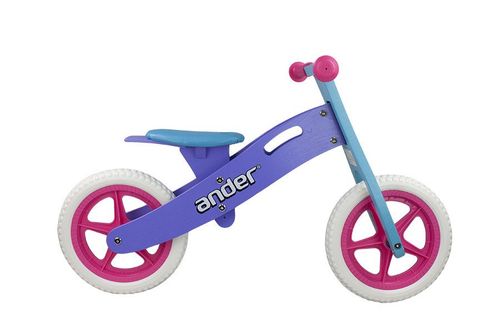 Rowerek biegowy Ander V1.1 12" EVA violet-blue na Arena.pl