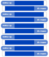 Opaski rzepowe do kabli 20 x 200 mm niebieskie 10 szt.