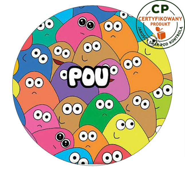 Opłatek na tort Pou zdjęcie 1