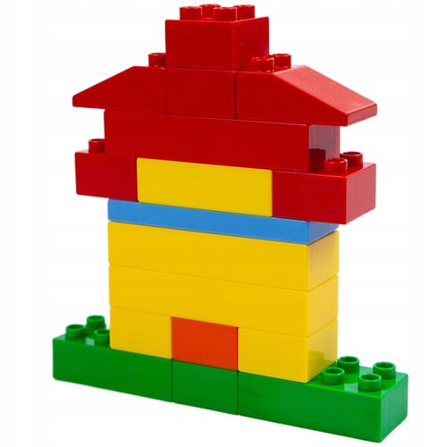 KLOCKI KONSTRUKCYJNE UNICO POJEMNIK Z PŁYTKĄ 120 ELEMENTÓW KOMPATYBILNE na Arena.pl