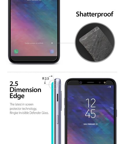 3X SZKŁO GALAXY A6 2018 RINGKE ID FRIENDLY CASE na Arena.pl