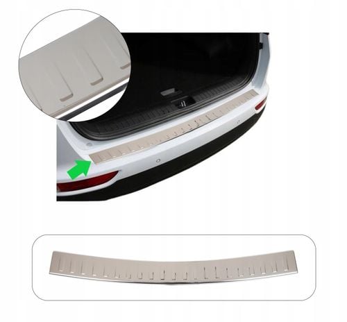 CHROM AUDI A4 B9 AVANT 2016-2020 - Listwa Nakładka na Zderzak Tylni Ochrona na Arena.pl