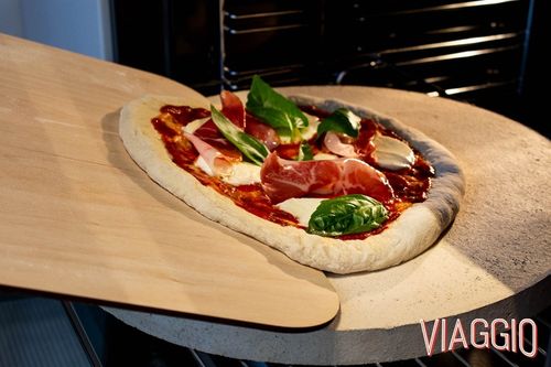 KAMIEŃ SZAMOTOWY DO PIZZY VIAGGIO 35 CM + ŁOPATKA + EBOOK GRATIS! na Arena.pl