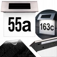 LAMPA SOLARNA LED 0.24W CZUJNIK ZMIERZCHU IP44 STALOWA 6500K