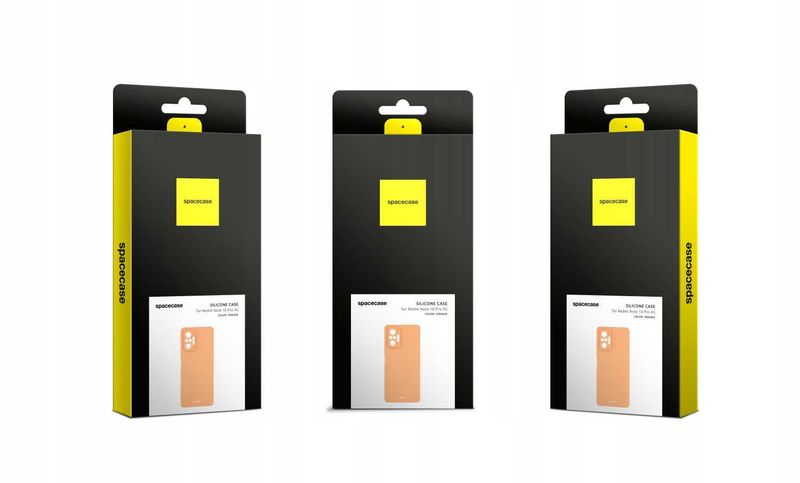 Spacecase Silicone Case Redmi Note 10 Pro Orange zdjęcie 11