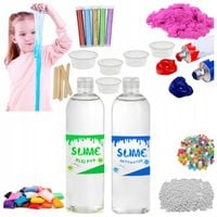ZESTAW SLIME XXL 13w1 KLEJ PVA DO ROBIENIA GLUTÓW NA PREZENT
