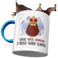 Kubek Błękitny Dla Dominika Kolegi Męża Na Prezent Z Nadrukiem Ze Zdjęciem