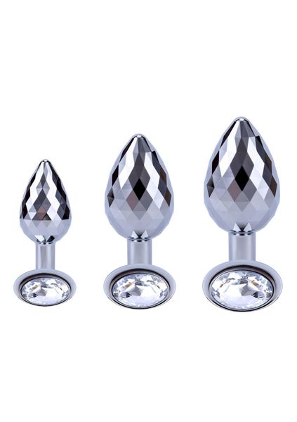 Disco Diamond Plug Large Silver zdjęcie 5