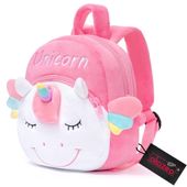 Plecak do przedszkola dziecięcy przedszkolny pluszowy miękki mały unicorn