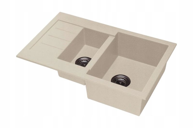 ZLEW ZLEWOZMYWAK GRANIT 8 kolorów 76x48 + SYFON zdjęcie 8