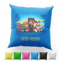 POSZEWKA Z NADRUKIEM BAWEŁNIANA 40x40CM - PSI PATROL PAW PIES BAJKA