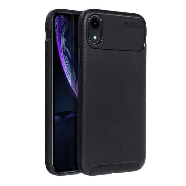 Futerał CARBON PREMIUM do IPHONE XR czarny zdjęcie 1