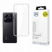 Silikonowe etui na Redmi Note 14 5G - 3mk Clear Case