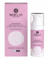BasicLab ceramidowy krem regenerujący z 5% probiotykiem i 3%