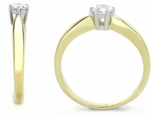 Złoty pierścionek zaręczynowy ONE WAY grawer r.14 na Arena.pl