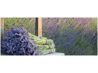 100X40CM BUKIET LAWENDY OBRAZ DREWNO