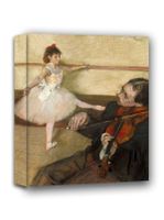 The Dance Lesson, Edgar Degas - obraz na płótnie 40x50 cm
