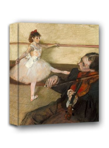 The Dance Lesson, Edgar Degas - obraz na płótnie 30x40 cm na Arena.pl